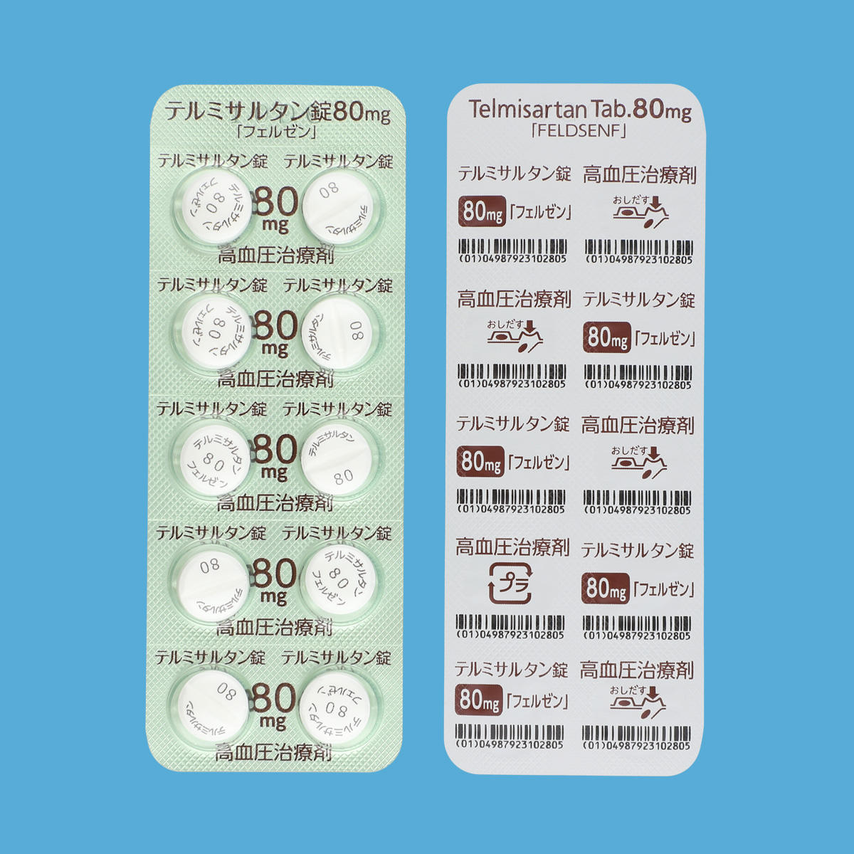 テルミサルタン錠80mg「フェルゼン」